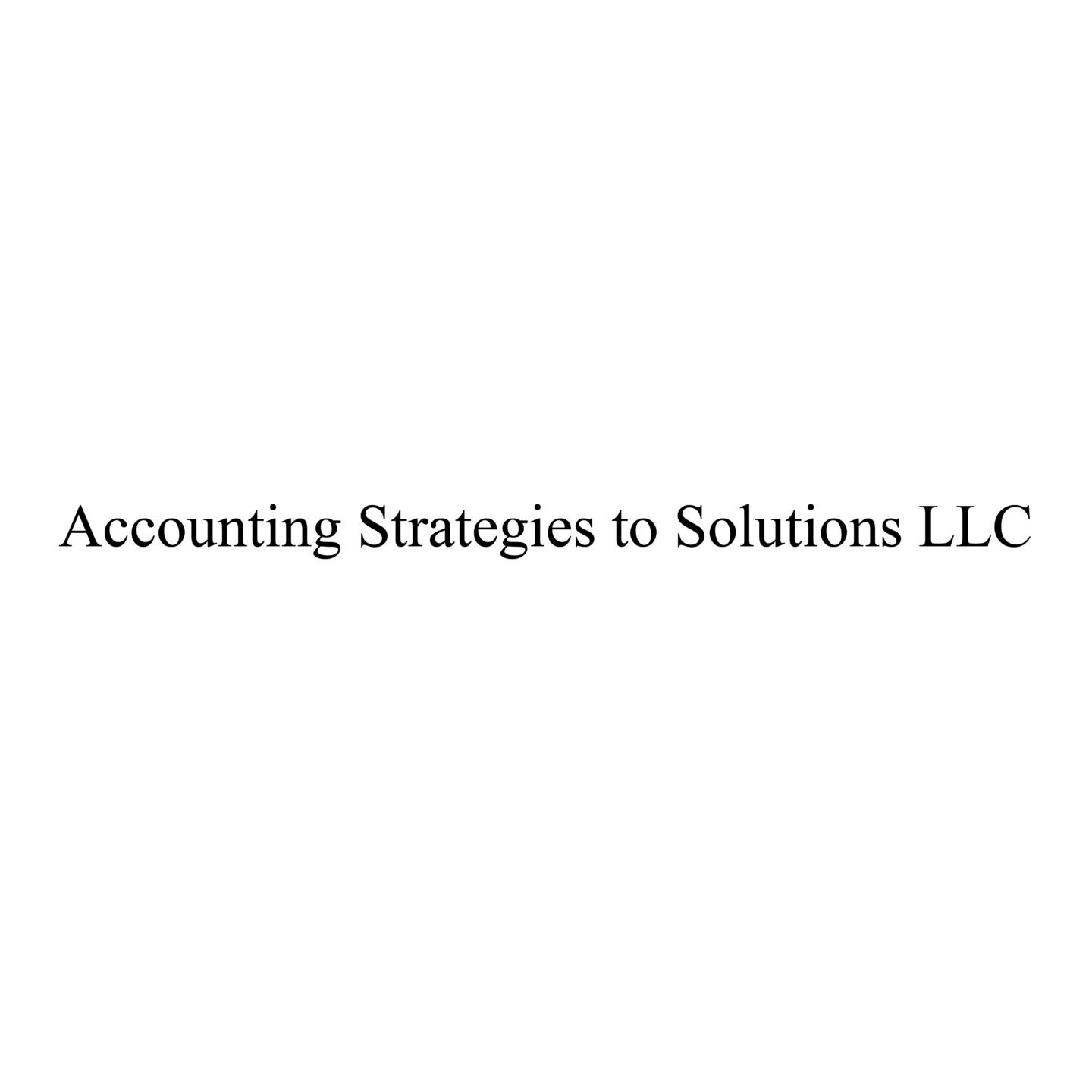 Accounting Strategies to Solutions-01-01
